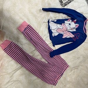 Disney - Marie PJ Set - Size 7